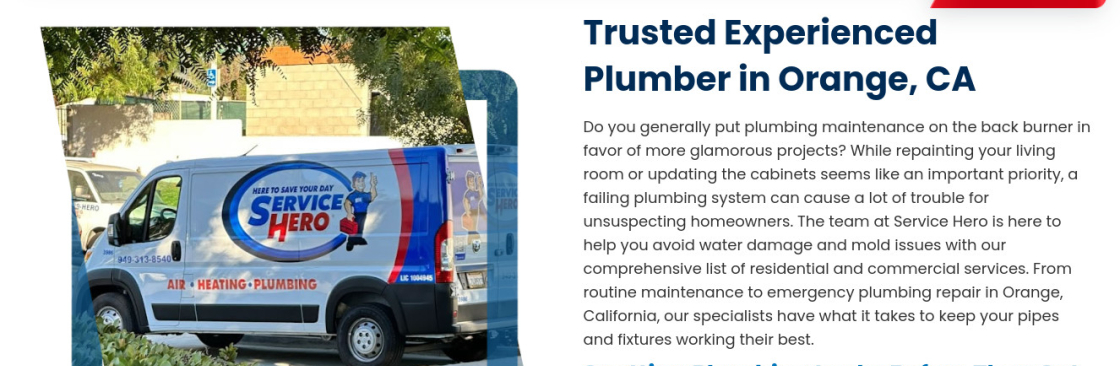 Service Hero Plumbing of Orange County Cover Image