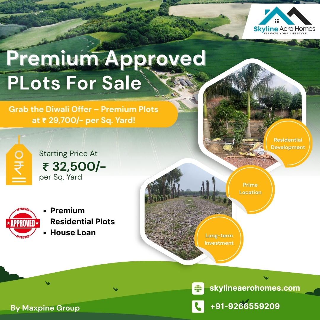 Ensure a Prosperous Future with Premium Plots Near Jewar Airport – Skyline Aerohomes :Flats Dekho
